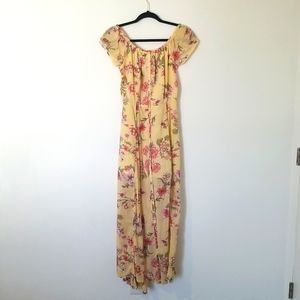 Billabong Maxi Fitted Floral Dress